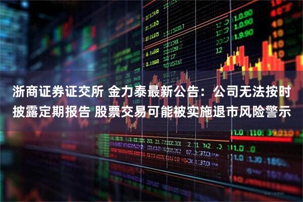 浙商证券证交所 金力泰最新公告：公司无法按时披露定期报告 股票交易可能被实施退市风险警示