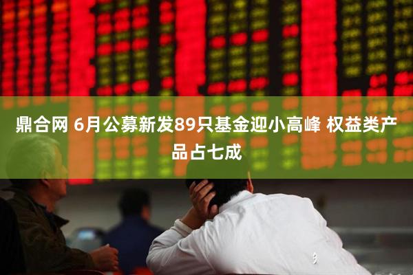 鼎合网 6月公募新发89只基金迎小高峰 权益类产品占七成
