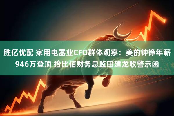 胜亿优配 家用电器业CFO群体观察：美的钟铮年薪946万登顶 拾比佰财务总监田建龙收警示函