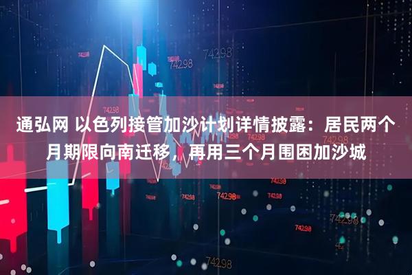 通弘网 以色列接管加沙计划详情披露：居民两个月期限向南迁移，再用三个月围困加沙城