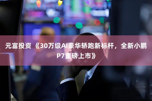 元富投资 《30万级AI豪华轿跑新标杆，全新小鹏P7重磅上市》