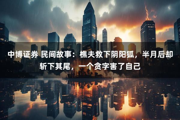 中博证券 民间故事：樵夫救下阴阳狐，半月后却斩下其尾，一个贪字害了自己