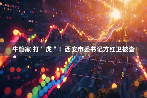 牛管家 打＂虎＂！西安市委书记方红卫被查